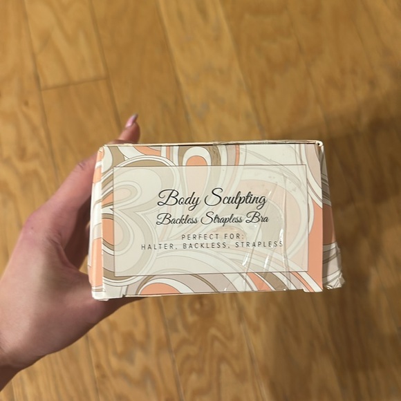 Body Sculpting Backless Strapless Bra - Size B - Nude - Unopened - Picture 5 of 5